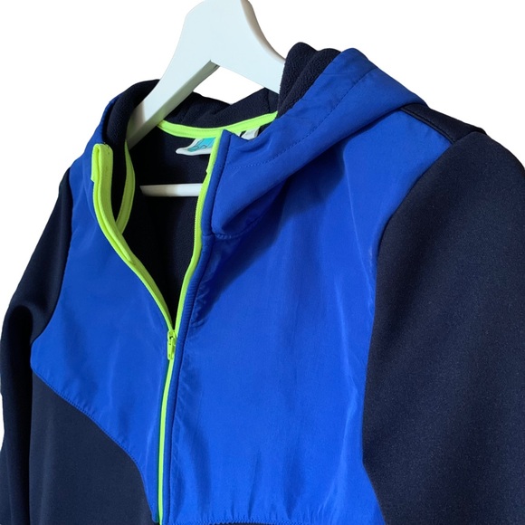 Boden Boys Active Zip Up Blue Hoodie Size Size 13-14 Y - Picture 3 of 6